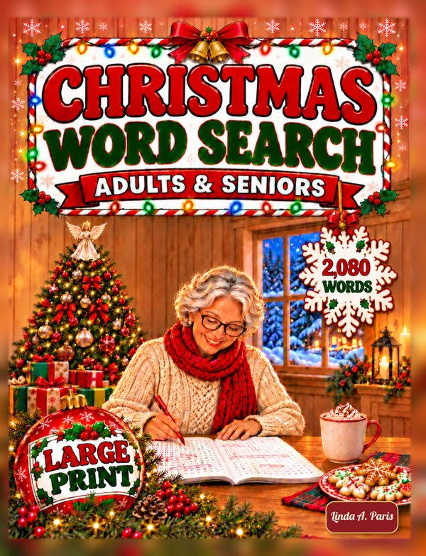 Cover of Christmas Word Search: Adults & Seniors